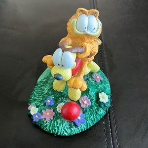 Danbury Mint Garfield And Odie “Easy Rider" Resin Figure 1993 Jim Davis (used)